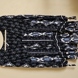 Free People Viole Bay V-Neck Long Sleeve Tunic